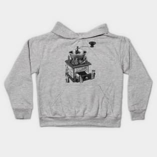 Victorian Ground Coffee (Black&White Edition) Kids Hoodie